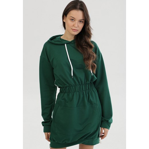 Sukienka Born2be mini z długim rękawem 