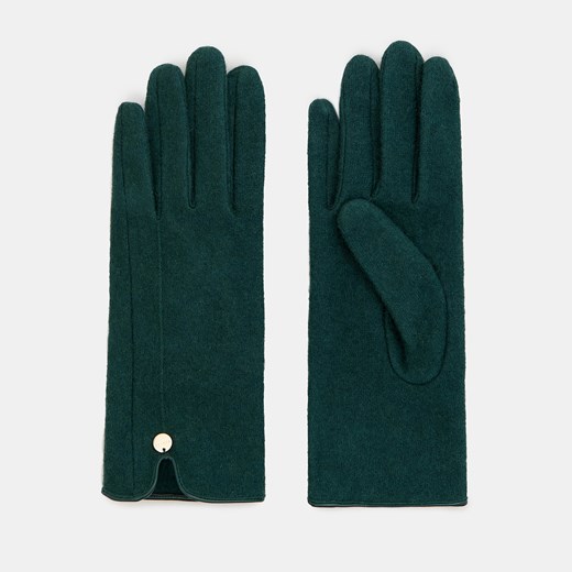 Mohito - Wełniane rękawiczki - Khaki Mohito L Mohito
