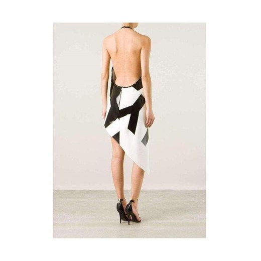 Asymmetrical Crepe Dress Anthony Vaccarello S - 38 showroom.pl