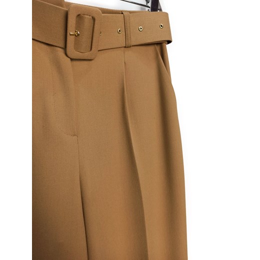 Spodnie damskie brązowe brązowy spodnie z wysokim stanem damskie RMFMS Promocje 