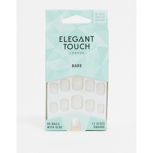 Elegant Touch – Totally Bare – Sztuczne paznokcie o kwadratowym kształcie-Brak koloru Elegant Touch No Size Asos Poland