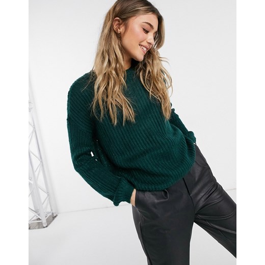 JDY – Zielony dzianinowy sweter z długim rękawem Jdy M wyprzedaż Asos Poland