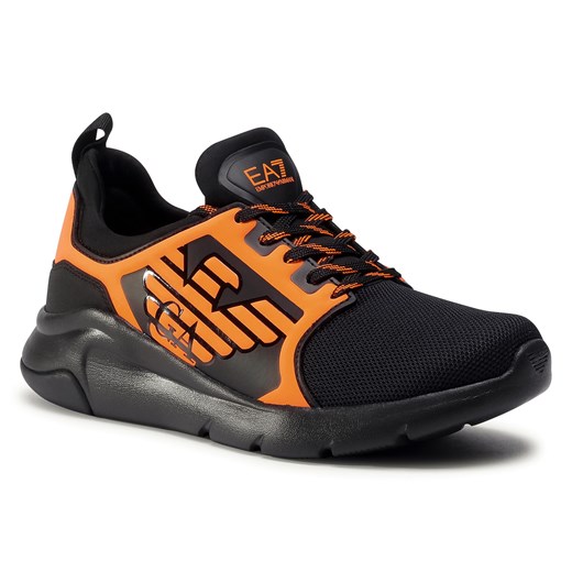 Sneakersy EA7 EMPORIO ARMANI - X8X057 XCC55 M538 Black/Orange Fluo 40 2/3 eobuwie.pl