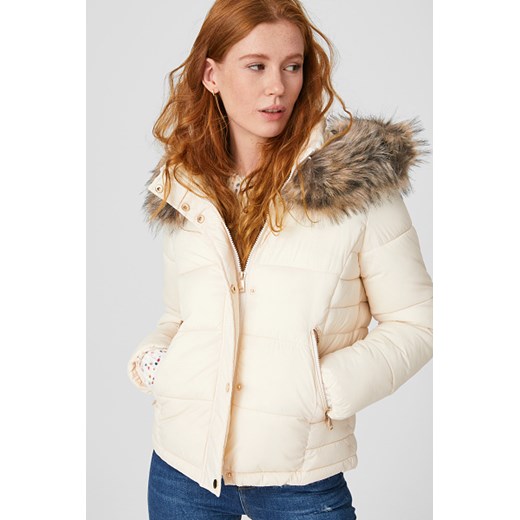 C&A Kurtka pikowana, Biały, Rozmiar: 34 Clockhouse 44 C&A