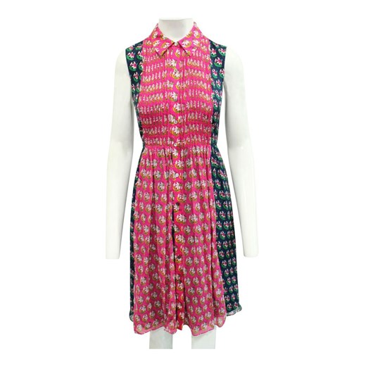 Sukienka Diane Von Furstenberg Vintage mini bez rękawów 