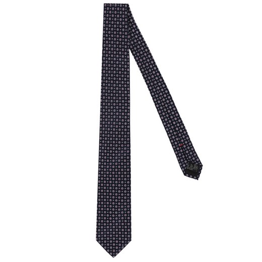 Hugo Krawat Tie cm 7 50429306 Granatowy OS wyprzedaż MODIVO