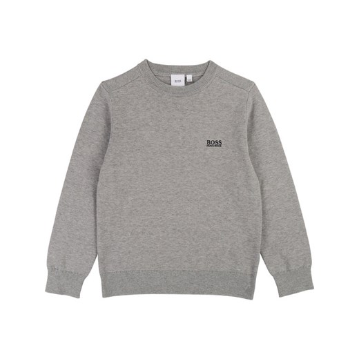 Boss Sweter J25E13 Szary Regular Fit 12A promocja MODIVO