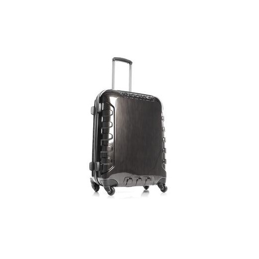 Średnia walizka na 4 kółkach PCFX srebrna royal-point szary duży