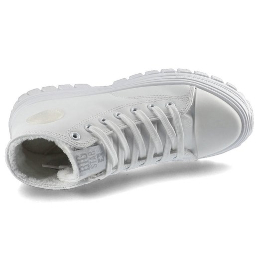 Buty sportowe damskie BIG STAR sneakersy białe gładkie 