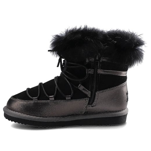 Buty zimowe dziecięce czarne BIG STAR śniegowce 