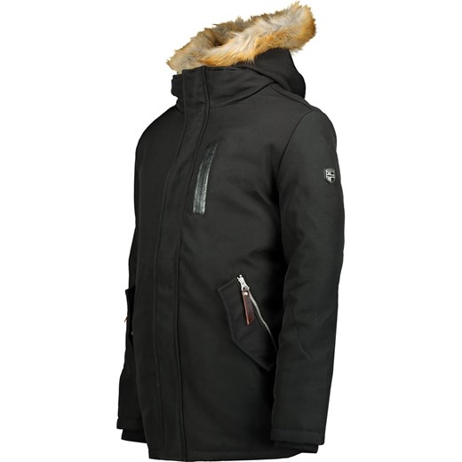 Parka Geographical Norway czarna casual 