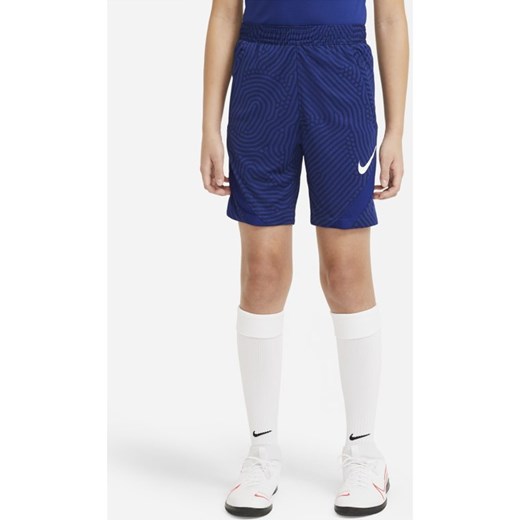 Spodenki piłkarskie dla dużych dzieci Nike Dri-FIT Strike - Niebieski Nike M Nike poland