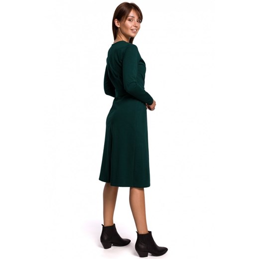 Sukienka Model B161 Dark Green Be promocja jewely.pl