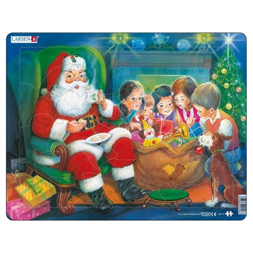 Święty Mikołaj z dziećmi pewex zielony ciekawe
