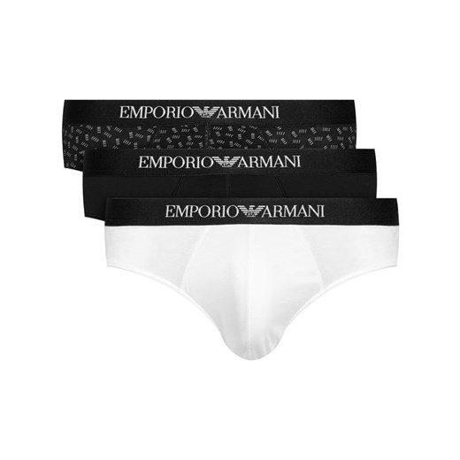 Emporio Armani Underwear Komplet 3 par slipów 111624 0A722 68910 Czarny XL MODIVO