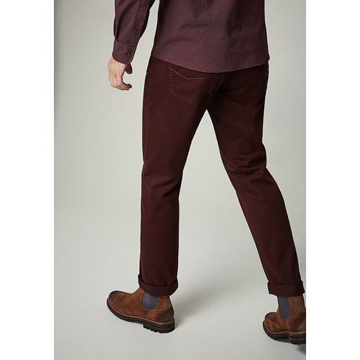Spodnie - Regular fit - w kolorze bordowym Pierre Cardin W33/L30 Limango Polska