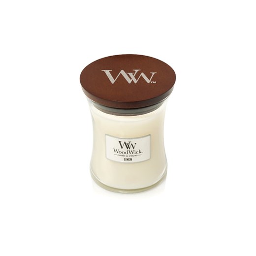 Średnia świeca zapachowa - Linen Woodwick onesize Limango Polska
