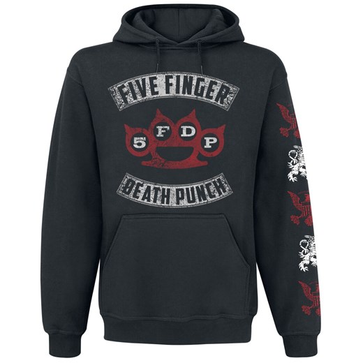 Five Finger Death Punch - Caedite Eos! Stamp Destroyed - Bluza z kapturem - czarny S EMP