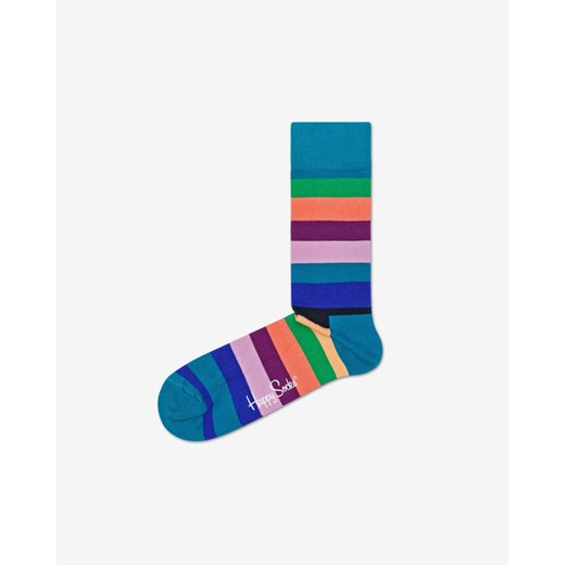 Happy Socks Stripe Skarpetki Niebieski Wielokolorowy Happy Socks 41-46 wyprzedaż BIBLOO