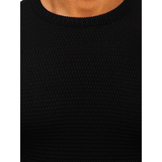 Czarny sweter męski Denley 4604 M wyprzedaż Denley