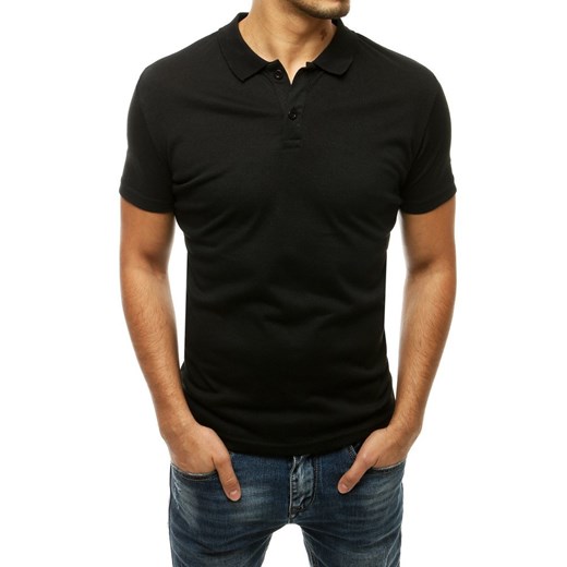 Koszulka polo męska czarna PX0320 Dstreet XL okazja DSTREET