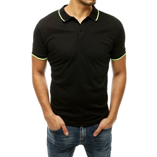 Koszulka polo męska czarna PX0323 Dstreet XXL DSTREET promocyjna cena