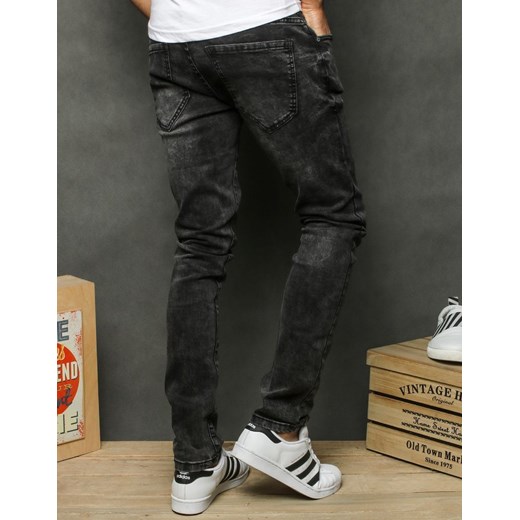 Dstreet jeansy męskie czarne 
