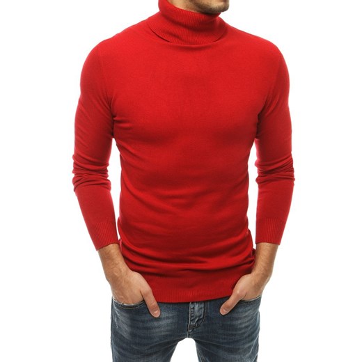 Sweter męski Dstreet czerwony 
