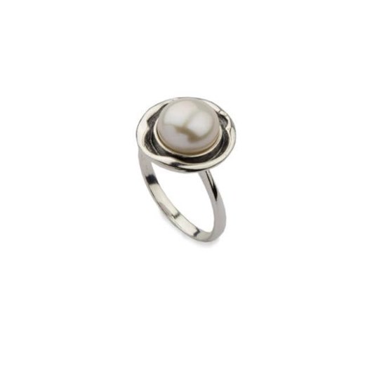 Pierścionek srebro oksydowane perła PK 1852 Polcarat Design 18 / 18,33 mm Polcarat Design