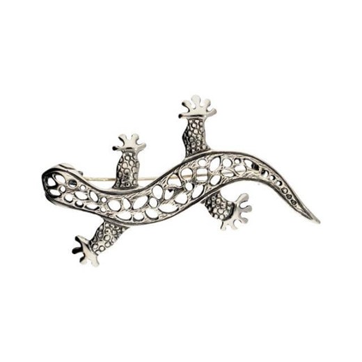 Srebrna broszka Jaszczurka B 197 Polcarat Design Polcarat Design