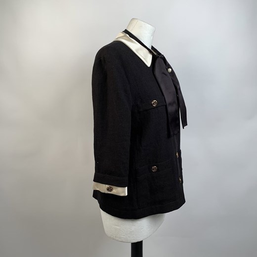 Jacket with Contrast Collar 42 IT showroom.pl