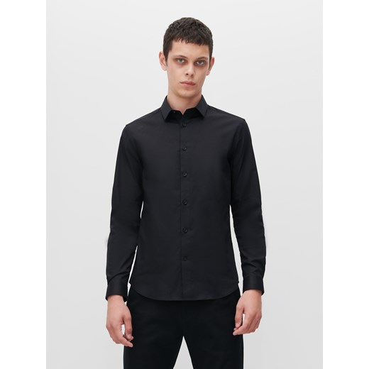 Reserved - Gładka koszula slim fit - Czarny Reserved XL Reserved