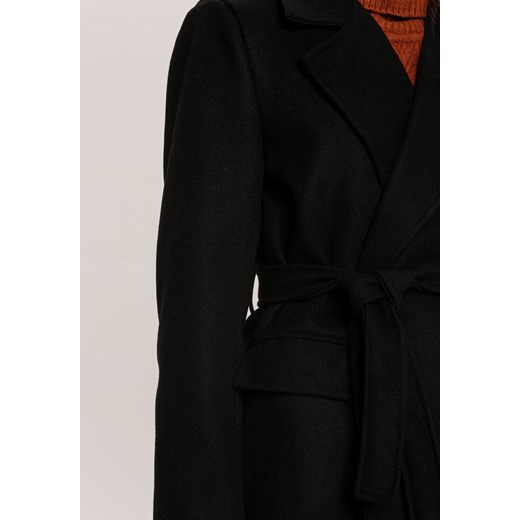 Czarny Płaszcz Usinriane Renee S/M Renee odzież