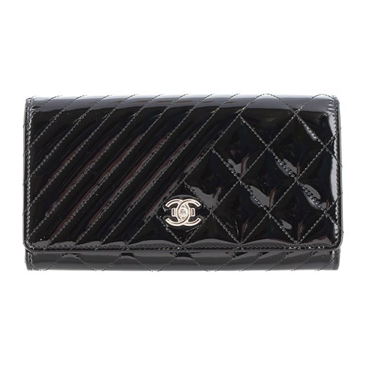 Coco Boy Patent Leather Flap Wallet Chanel Vintage ONESIZE showroom.pl