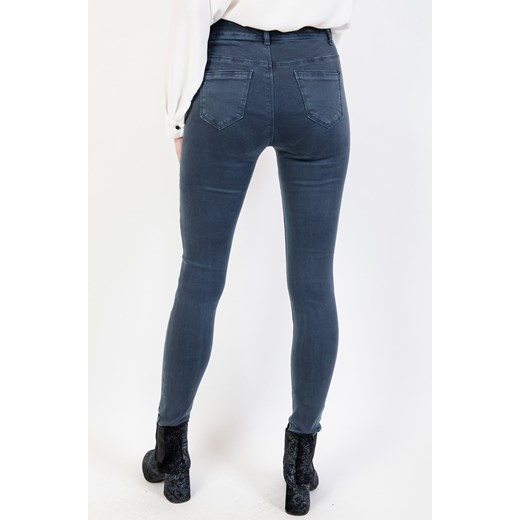 Granatowe spodnie jeansowe skinny Olika S olika.com.pl