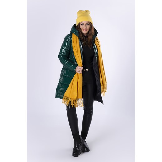 Kurtka damska zielona Ptakmoda.com długa