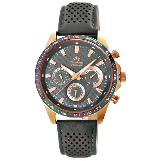 zegarek męski gino rossi stalowy premium s523a-1b3 Moda Dla Ciebie