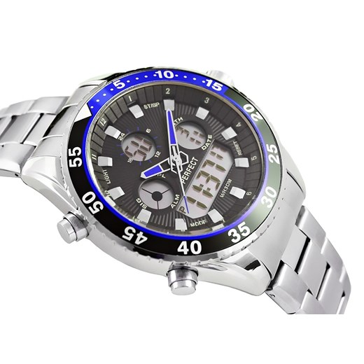 zegarek męski perfect a880-3 dual time iluminacja Moda Dla Ciebie