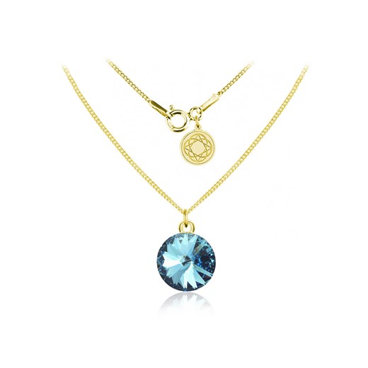 Srebrny komplet biżuterii z kryształami Swarovski® - Rivoli - 24k złocenie Lian Art Lian Art