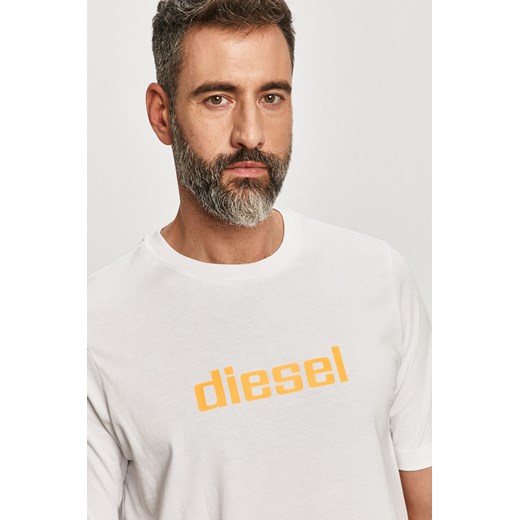 T-shirt męski Diesel na wiosnę z krótkim rękawem 