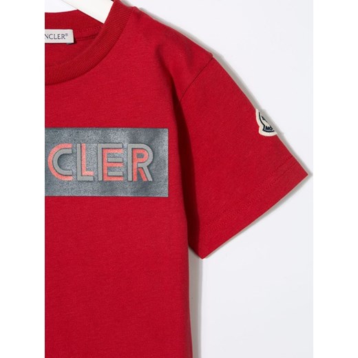 T-shirt chłopięce czerwony Moncler 