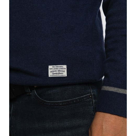 Pepe Jeans London Sweter PABLO | Regular Fit | z dodatkiem wełny i kaszmiru L Gomez Fashion Store