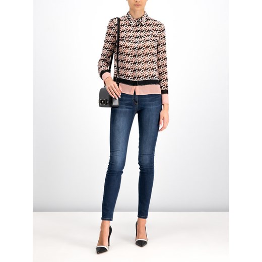 Elisabetta Franchi Jeansy Skinny Fit PJ-45S-96E2-V199 Granatowy Skinny Fit Elisabetta Franchi 27 MODIVO okazja