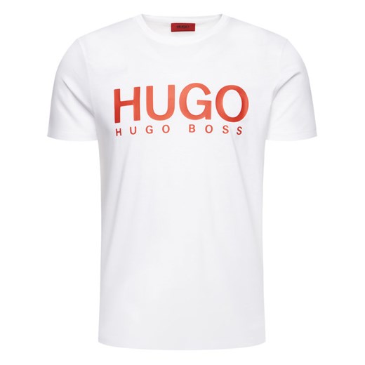 Hugo T-Shirt 50387414 Biały Relaxed Fit XL wyprzedaż MODIVO