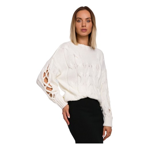 Sweter Z Dziurami Na Rękawach Moe L/XL showroom.pl