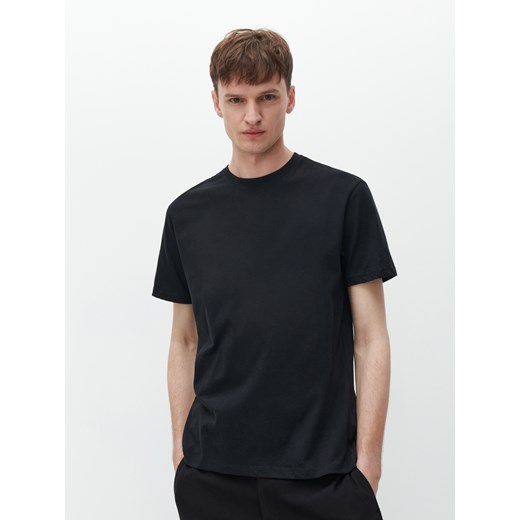 Reserved - T-shirt z bawełny organicznej - Czarny Reserved L Reserved