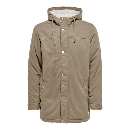 Parka brązowa Only & Sons casual 