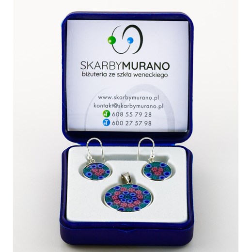 Komplet biżuterii Skarby Murano 