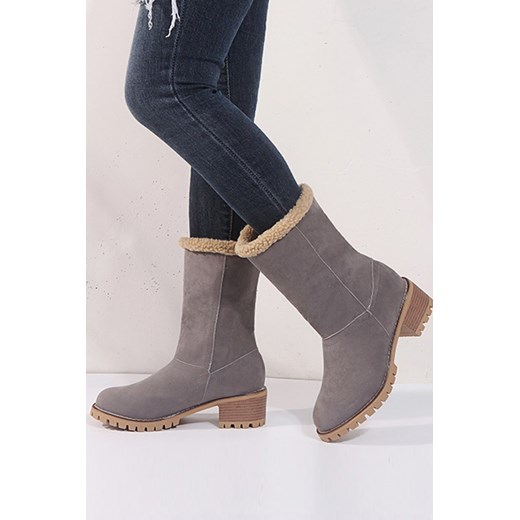 Botki damskie LARONA GREY 40 wyprzedaż Ivet Shop