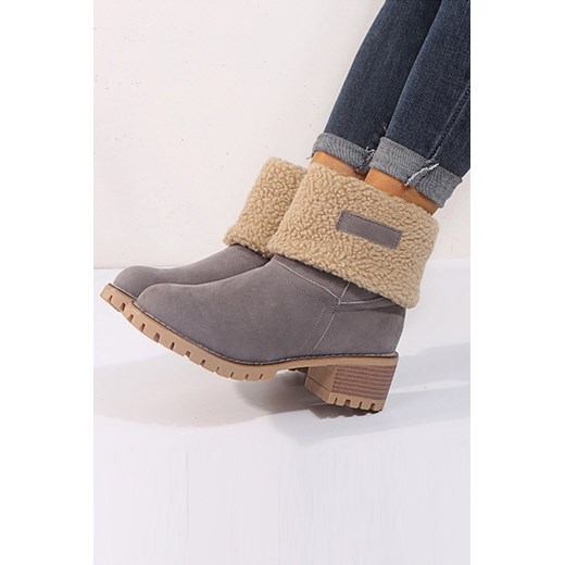 Botki damskie LARONA GREY 38 okazja Ivet Shop